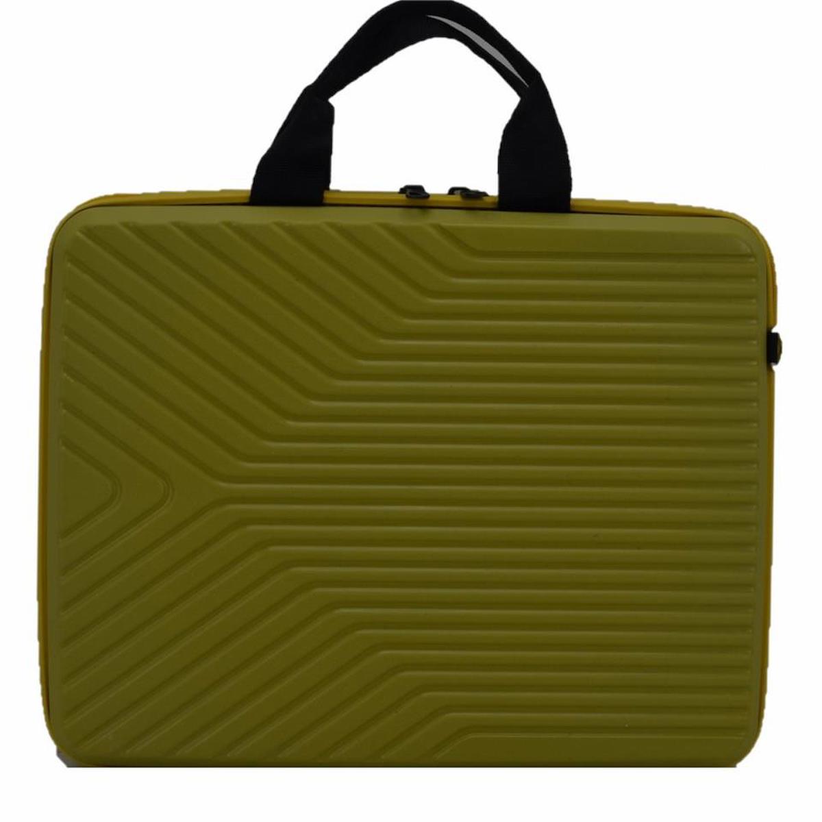 Çanta Yurdu 15 inç PVC Laptop El Çantası Sarı