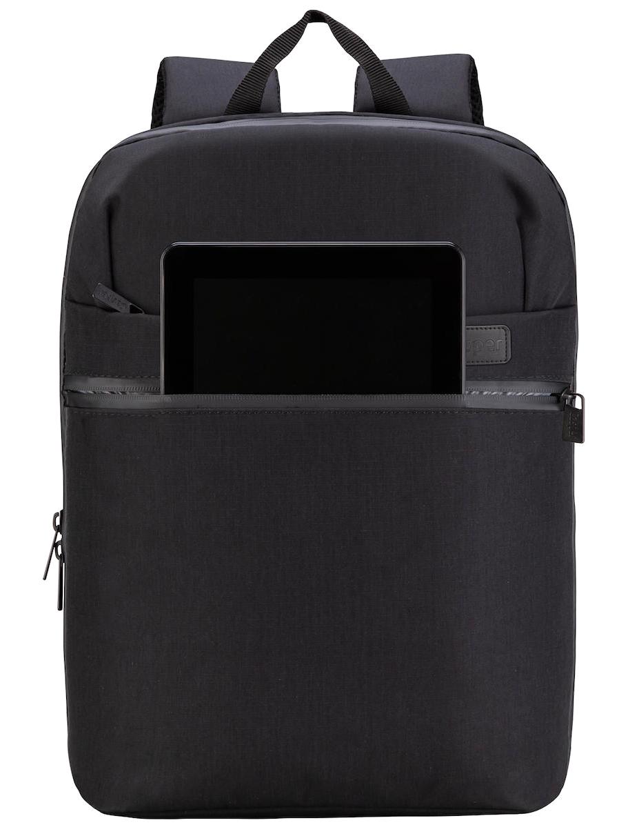 Casper 15.6 inç Kumaş Su Geçirmez Laptop Sırt Çantası Siyah