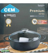 Cem Premium 28 cm Döküm Karnıyarık Tenceresi