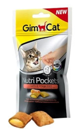 Gimcat Nutri Pockets Somonlu Yetişkin Kedi Ödül Maması 60 gr