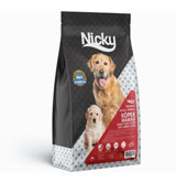 Nicky Kuzu Etli-Pirinçli Yetişkin Kuru Köpek Maması 15 kg