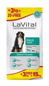 La Vital Somonlu Yetişkin Kuru Köpek Maması 15 kg