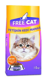 Free Cat Biftekli Yetişkin Kuru Kedi Maması 1.4 kg