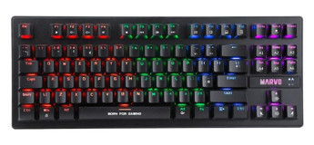 Marvo KG901 Jixian Q RGB Blue Switch Kablolu Siyah Mekanik Klavye