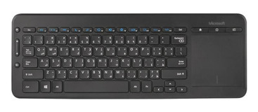 Microsoft N9Z-00019 All-In-One Multimedy Arapça Q Kablosuz Siyah Klavye