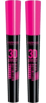 Farmasi 3D Effect Hacim Veren Siyah Maskara 2'li