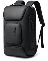 Bange BG-7216 Plus Şarj Portlu Kilitli 15.6 inç Laptop Çantası Siyah