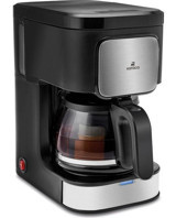 Karaca Just Coffee 2in1 0.75 L Hazne Kapasiteli 5 Fincan 750 W Inox Siyah Çay ve Filtre Kahve Makinesi