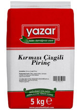 Yazar Kırmızı Çizgili Yerli Pirinç 5 kg