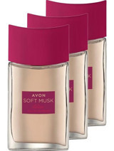 Avon Soft Musk Delice Velvet Berries EDT Meyveli Kadın Parfüm 3x50 ml
