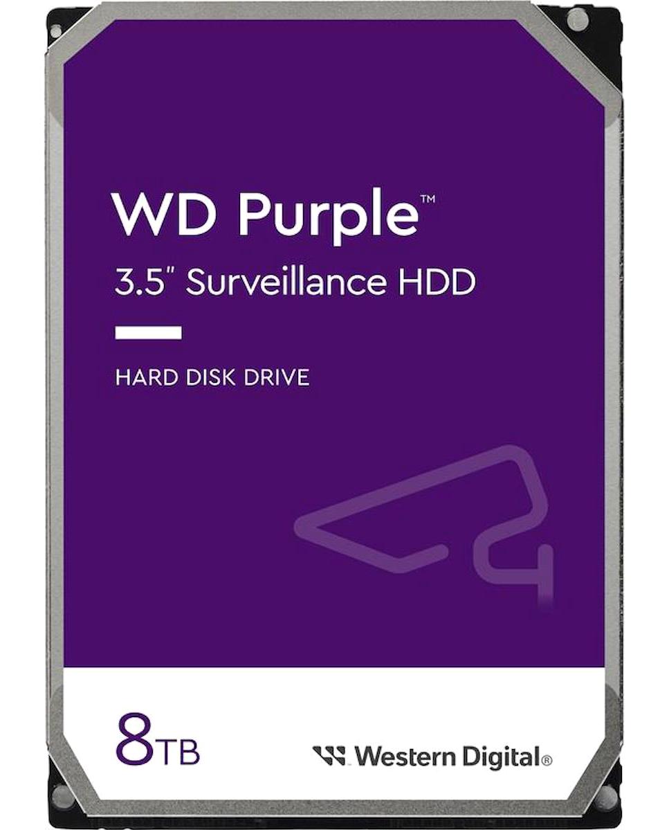 Western Digital Purple WD85PURZ 8 TB 3.5 inç 5640 RPM 256 MB SATA 3.0 Güvenlik Kamerası Harddisk