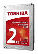 Toshiba P300 High Performance HDWT720UZSVA 2 TB 5400 RPM 128 MB SATA 3.0 Harddisk