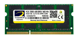 Twinmos 12800S 8 GB DDR3 1x8 1600 Mhz Ram