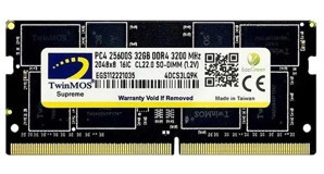 TwinMOS Mdd432GB3200n 32 GB DDR4 1x32 3200 Mhz Ram