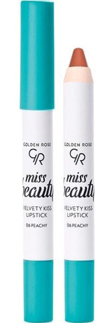 Golden Rose 06 Peachy Mıss Beauty Velvety Kiss Lipstick Ruj