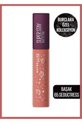 Maybelline New York 65 Seductress Super Stay Matte Ink Zodiac Mat Likit Ruj