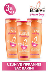 L'Oréal Paris Elseve Dream Long Uzun Ve Yıpranmış Saçlar İçin Onarıcı Bakım Şampuan 3x450 ml