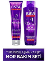 L'Oréal Paris Elseve Color Vive Turunculaşma Karşıtı Mor Şampuan 200 ml + L'Oréal Paris Elseve Mor Maske 150 ml