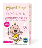 Organik Bahçe Glutensiz Bebek Mısır Unu 250 gr