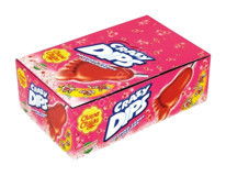 Chupa Chups Crazy Dips Çilek Aromalı Sakız 24 Adet