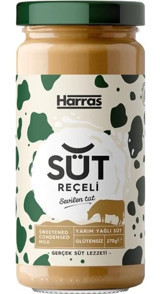 Harras Glütensiz Yarım Yağlı Süt Reçeli 270 gr