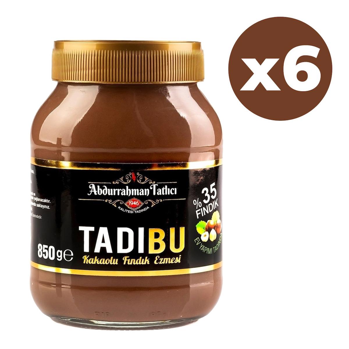 Abdurrahman Tatlıcı Tadıbu Kakaolu Fındık Ezmesi 6x850 gr