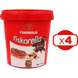 Fiskobirlik Fiskorella Kakaolu Fındık Kreması 4x1 kg