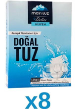 Mayi Tuz Doğal Bulaşık Makinesi Tuzu 8x1.5 kg