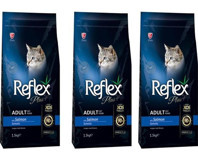 Reflex Plus Somonlu Yetişkin Kuru Kedi Maması 3x1.5 kg