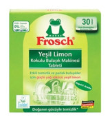 Frosch Yeşil Limonlu Tablet Bulaşık Makinesi Deterjanı 30 Adet