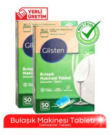 Glisten Tablet Bulaşık Makinesi Deterjanı 2x50 Adet