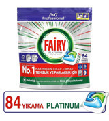 Fairy Profesyonel Platinum Tablet Bulaşık Makinesi Deterjanı 84 Adet
