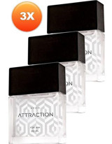 Avon Attraction EDT Odunsu Erkek Parfüm 3x30 ml