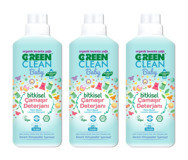 Green Clean Bitkisel 3x1000 ml Sıvı Çamaşır Deterjanı