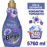 Bingo Soft Tutkuyla Gül 60 Yıkama Yumuşatıcı 4x1.44 lt