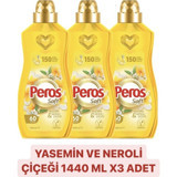 Peros Yasemin-Neroli Çiçeği Konsantre 60 Yıkama Yumuşatıcı 3x1.44 lt