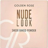 Golden Rose Nude Look Fair Glow Tüm Ciltler İçin Işıltılı Toz Pudra