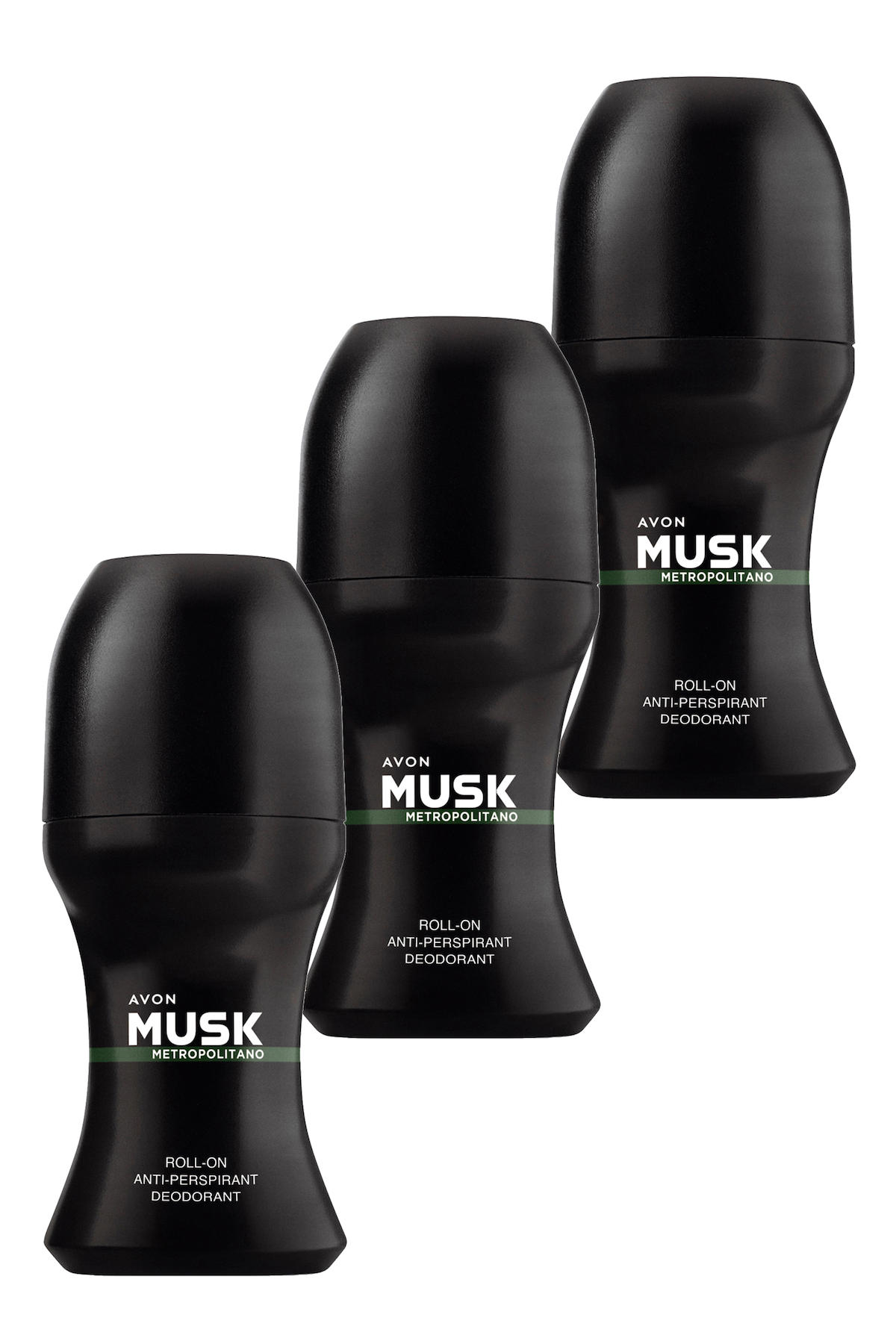 Avon Musk Metropolitano Ter Önleyici Antiperspirant Roll-On Erkek Deodorant 3x50 ml
