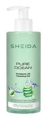 Sheida Pure Ocean Yağlı Ciltler İçin Yüz Temizleme Jeli 250 ml