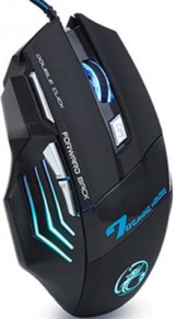 Piranha X7 RGB Sessiz Yatay Kablolu Siyah Optik Gaming Mouse