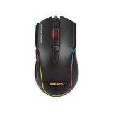 Dark Elite Force GM2000 RGB Yatay Kablolu Siyah Optik Gaming Mouse