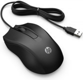 Hp 100 Sessiz Yatay Kablolu Siyah Optik Mouse