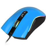 Rampage SMX-R44 RGB Yatay Makrolu Kablolu Siyah Optik Gaming Mouse