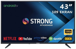 Strong MT43ES4000 43 inç FULL HD 108 Ekran Flat Uydu Alıcılı Smart Led Android Televizyon