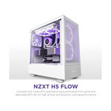 Nzxt CC-H51FW-01 H5 Flow Edition Mesh Sıvı Soğutmalı 6 Fanlı Beyaz Dikey Kullanım Mid Tower Oyuncu Bilgisayar Kasası