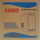 Canar 951 Black 3 Fanlı Siyah Dikey Kullanım Micro ATX Boş Bilgisayar Kasası