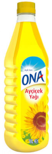 Ona Açık Sarı Pet Ayçiçek Yağı 1 lt