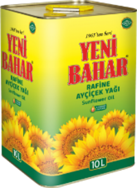 Yeni Bahar Rafine Teneke Ayçiçek Yağı 10 lt