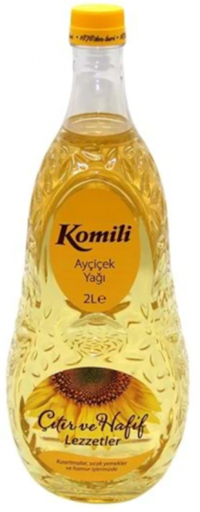 Komili Çıtır ve Hafif Lezzetler Pet Ayçiçek Yağı 2 lt