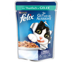 Felix Pouch Ton Balıklı Yetişkin Yaş Kedi Maması 100 gr